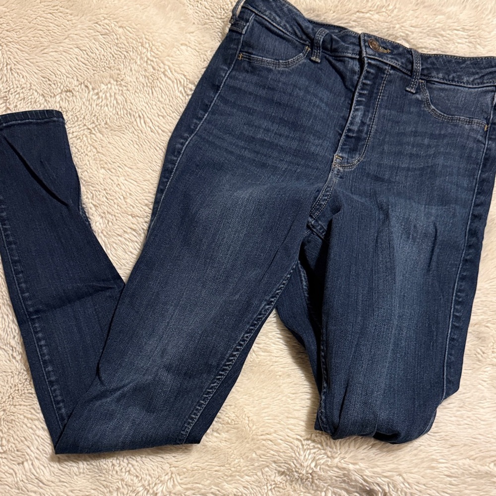 Hollister Dark Blue Skinny Jeans 5L
